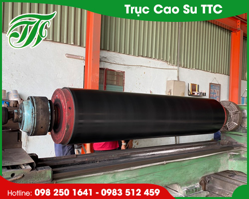 Trục cao su ngành xeo giấy
